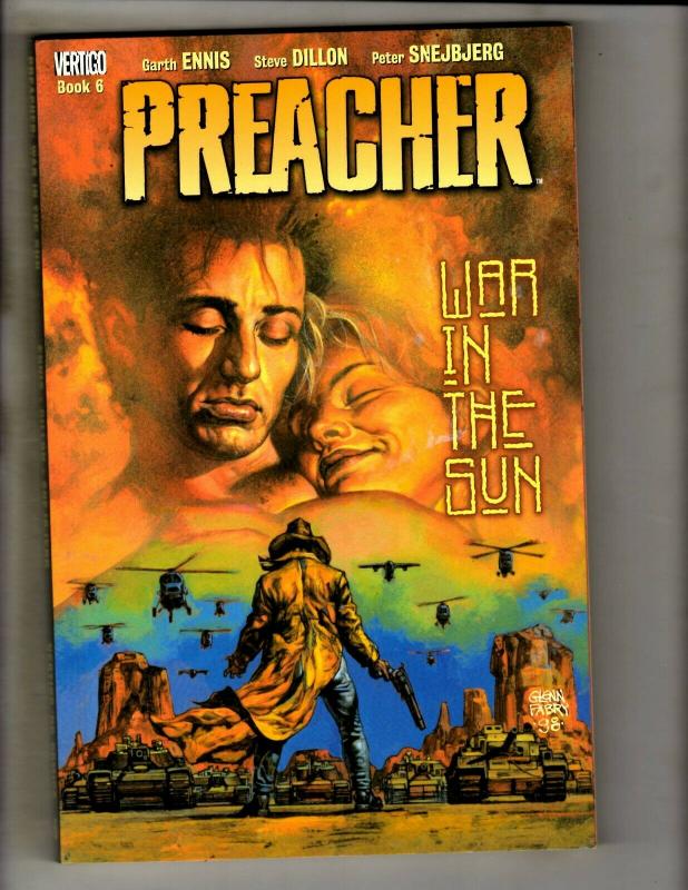 Preacher Vol # 6 War In Sun DC Vertigo TPB Graphic Novel Comic Book Ennis J324