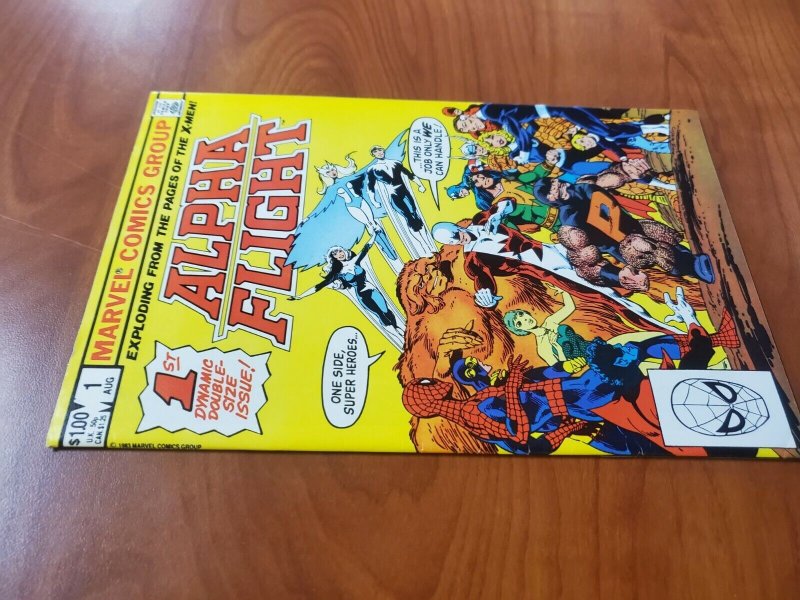 ALPHA FLIGHT #1 1ST APPEARANCE OF PUCK JOHN BYRNE 1983 Marvel VF/NM 