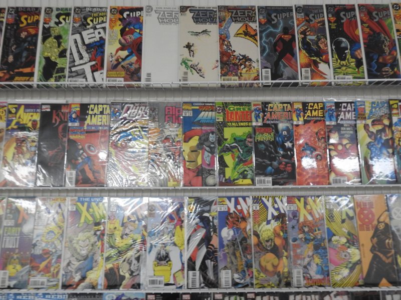 Huge Lot of 170+ Comics W/ X-Men, Hulk,  Flash! Avg. VF Condition!