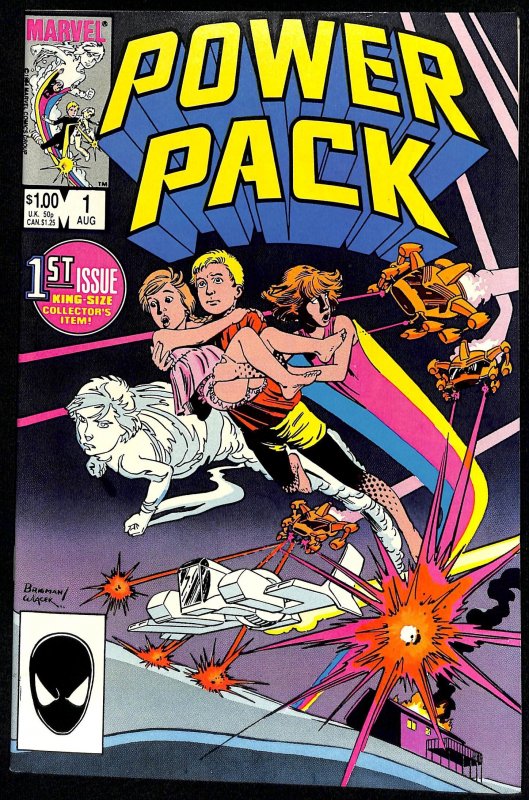 Power Pack #1 NM+ 9.6 Origin and 1st Appearance of Power Pack!