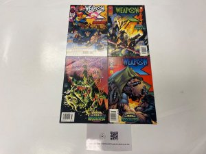 4 Weapon X MARVEL comic books #1 2 3 4 8 LP1