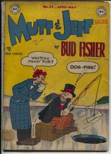 Mutt & Jeff #39  1949 - DC  -G/VG - Comic Book