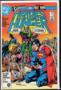 Heroes Against Hunger (1986) Superman