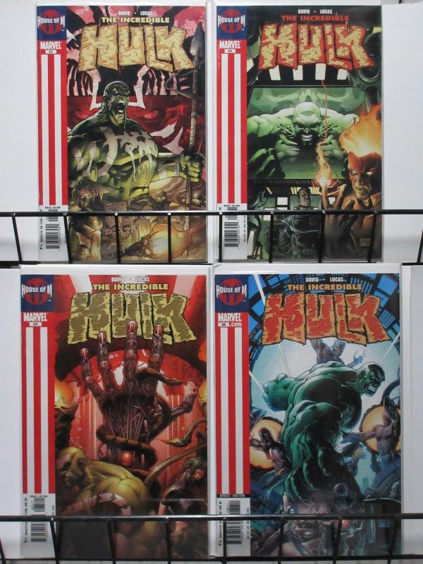 INCREDIBLE HULK (Marvel,1999) #83-86 VF-NM House of M x-overs Peter David!