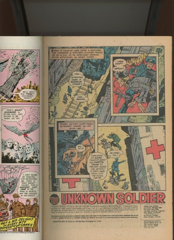 (1977) Unknown Soldier #206: BRONZE AGE! GLORY GAMBIT! (8.0/8.5)