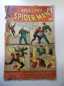 Amazing Spider-Man #4 PR Condition book length spine split