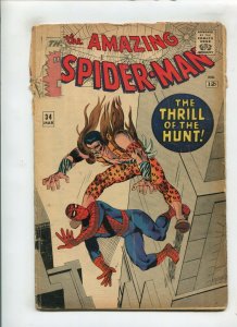 AMAZING SPIDER-MAN #34 (1.5) KRAVEN!! 1965