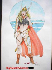 VIKING QUEEN, Limited, S&N'ed by Dameon Willich, #21/100, Blond