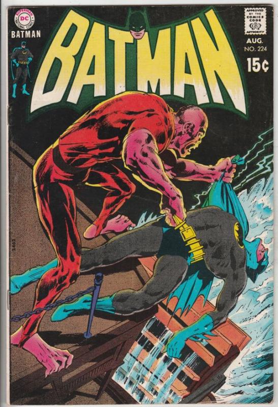 Batman #224 (Aug-70) VF+ High-Grade Batman, Robin the Boy Wonder