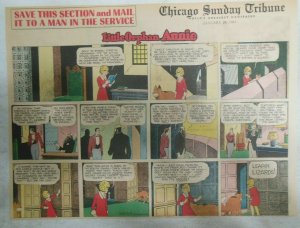 (44) Little Orphan Annie Sundays by Harold Gray from 1943 Half Full Page Size !