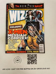 Wizard # 193 Comic Book Magazine Wolverine X-Men Storm Cyclops Angel Hulk 8 J215