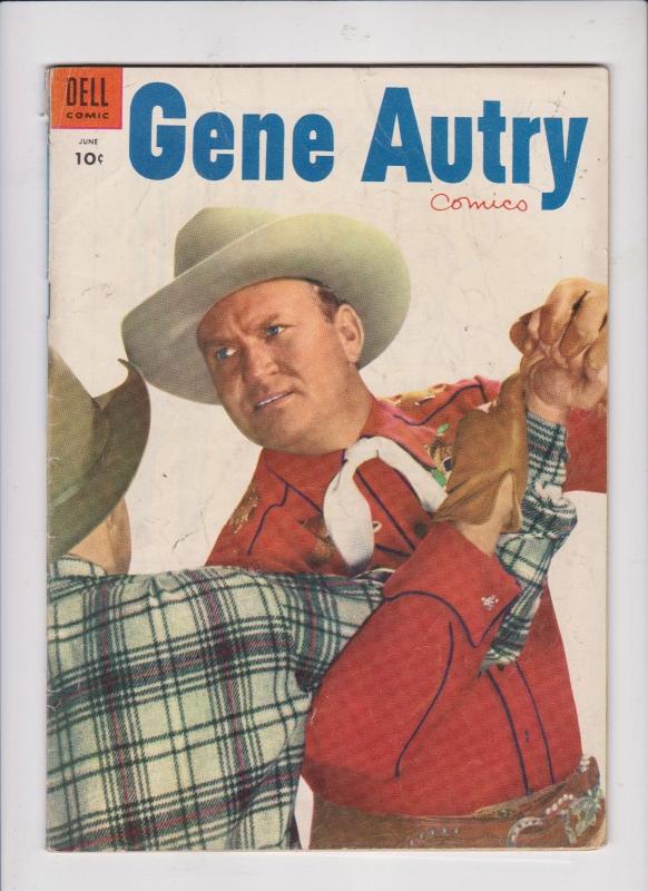 GENE AUTRY COMICS V1 #100 1955  COVER TO COVER GOLD