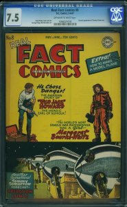 Real Fact Comics #8 (1947) CGC 7.5 VF-