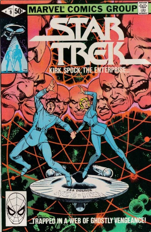 STAR TREK #9, VF/NM, Captain Kirk, Spock, Nimoy, Sulu, 1980,more Marvel in store