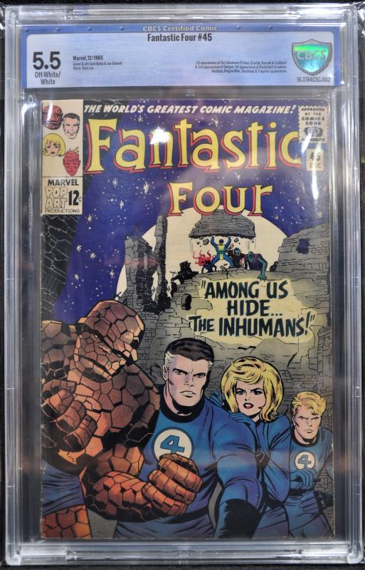 Fantastic Four #45 (Marvel, 1965) CBCS 5.5 - KEY!