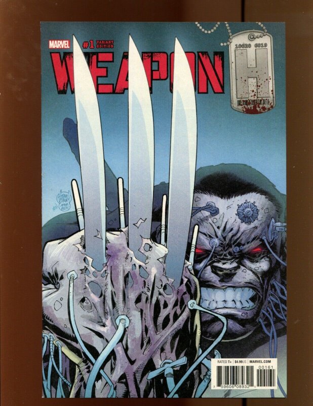 Weapon H #1 - FOUR PIECES/TWO VARIANTS/ADAM KUBERT COVER ART! (9.0/9.2) 2018