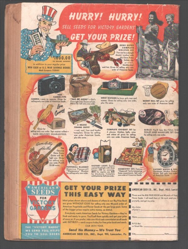 Blue Bolt Vol. 3 #11  1943 - Novelty  -G - Comic Book