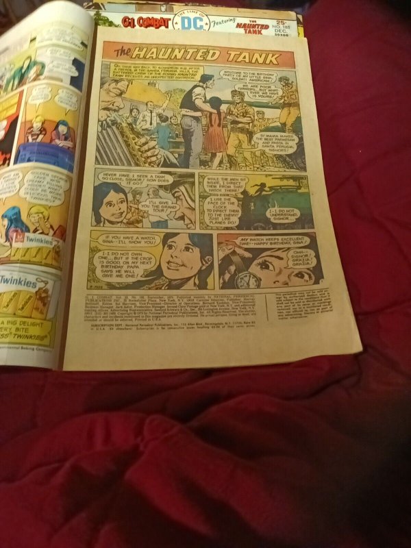 G.I Combat 7 Issue DC Bronze Age Comics Lot Run Set Haunted Tank Collection