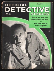 Official Detective Stories 6/1942-Cryptography in The War by Fletcher Pratt-M...