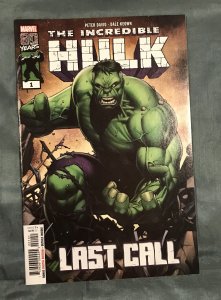 The Incredible Hulk #1 -LAST CALL