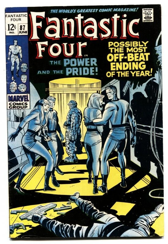 FANTASTIC FOUR #87 comic book 1969 -JACK KIRBY-MARVEL