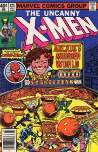 X-Men (1st series) #123 (Newsstand) FN ; Marvel | Arcade Murderworld Spider-Man