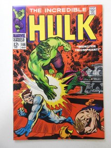 The Incredible Hulk #108 (1968) GD+ Condition! Centerfold detached