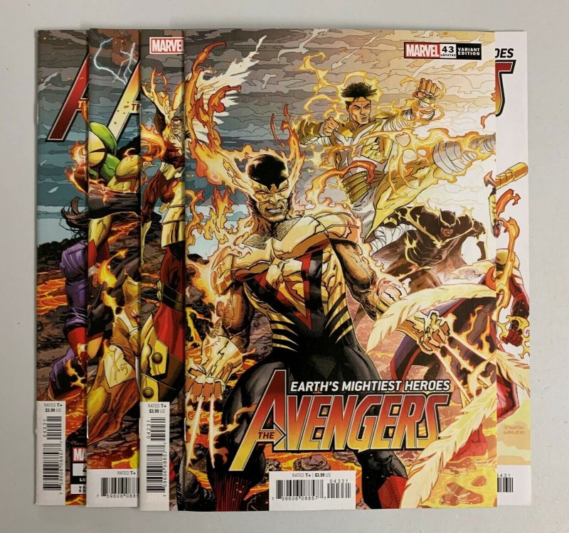 Avengers Enter The Phoenix Pt 1-5 Connecting Variants by Dustin Weaver (9.0+) 