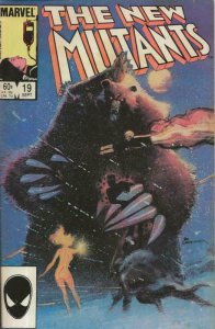 New Mutants #19 ORIGINAL Vintage 1984 Marvel Comics Bill Sienkiewicz