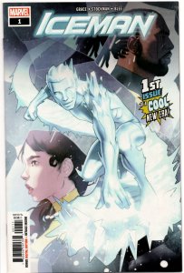 Iceman #1 (2018) NM+ (9.6) Massacre? Not on Bobby Drakes watch or Bishop's!