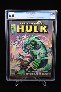 Rampaging Hulk Magazine #3 - Earl Norem Cover/Walt Simonson Art (CGC 6.0) 1977