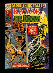 Astonishing Tales #2 Ka-Zar Doctor Doom!