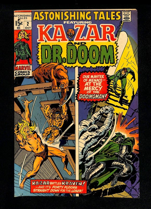 Astonishing Tales #2 Ka-Zar Doctor Doom!