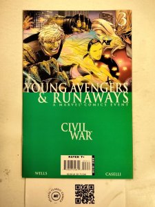 Civil War Young Avengers and Runaways #3 VF-NM Marvel Comics comic book 7 JW65