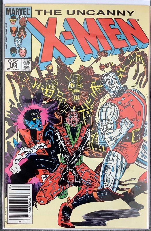 The Uncanny X-Men #192 Newsstand Edition (1985, Marvel) NM