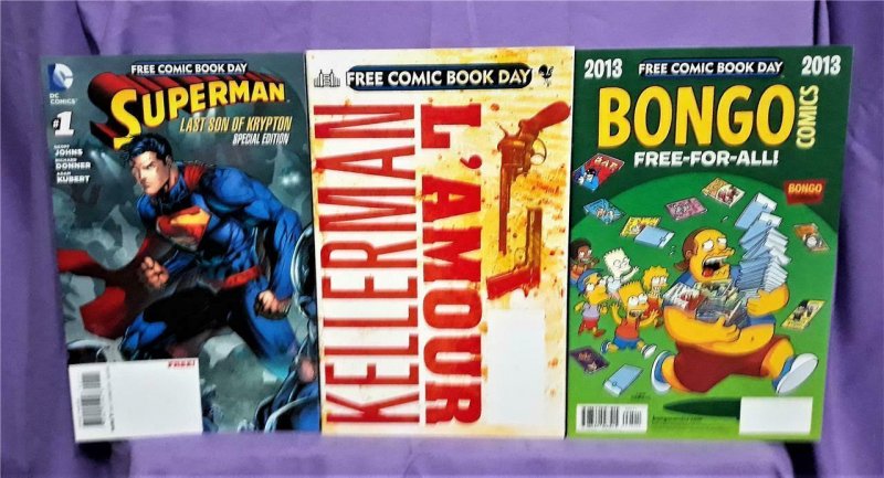 FCBD Free Comic Book Day 2013 3 Pack SUPERMAN BANTAM BONGO (Various 2013)