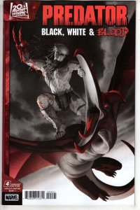 PREDATOR: BLACK WHITE & BLOOD #4 JUNGGEUN YOON VARIANT