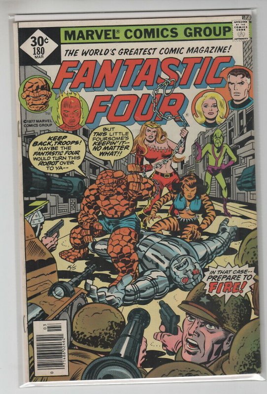 FANTASTIC FOUR (1961 MARVEL) #180 FN+ A97915