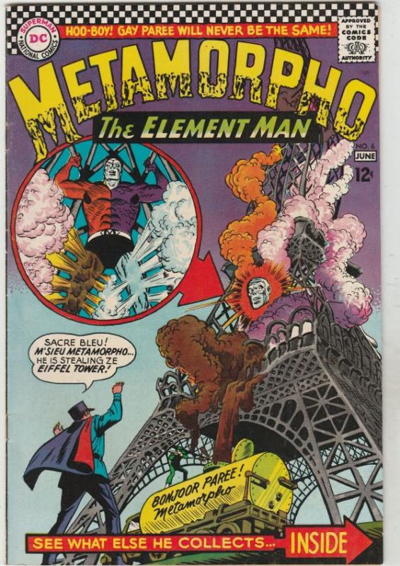 Metamorpho the Element Man #6 (Jun-66) NM- High-Grade Metamorpho, Simon Stagg...