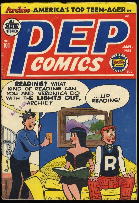Pep Comics #101 VG 4.0 See Description (Qualified) Veronica Jughead Archie!