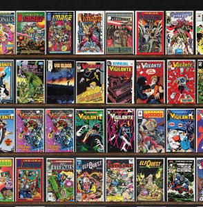 Huge Lot 150+ Comics with Vigilante, Silver Surfer, Eternal Warrior & More!
