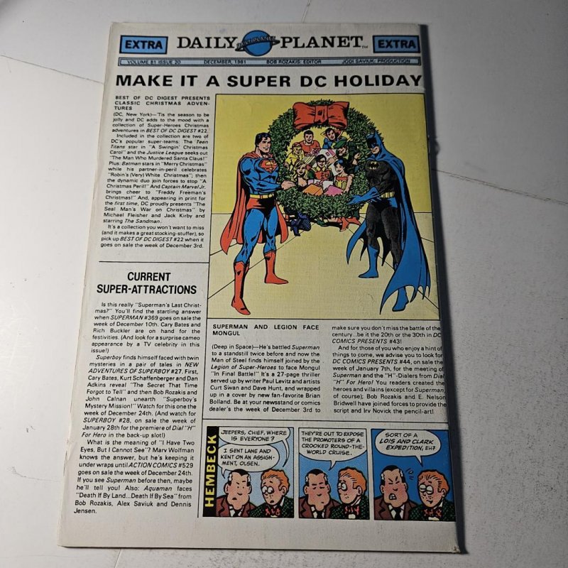 Superman Family #216, Starring Supergirl, DC Comics, 1982