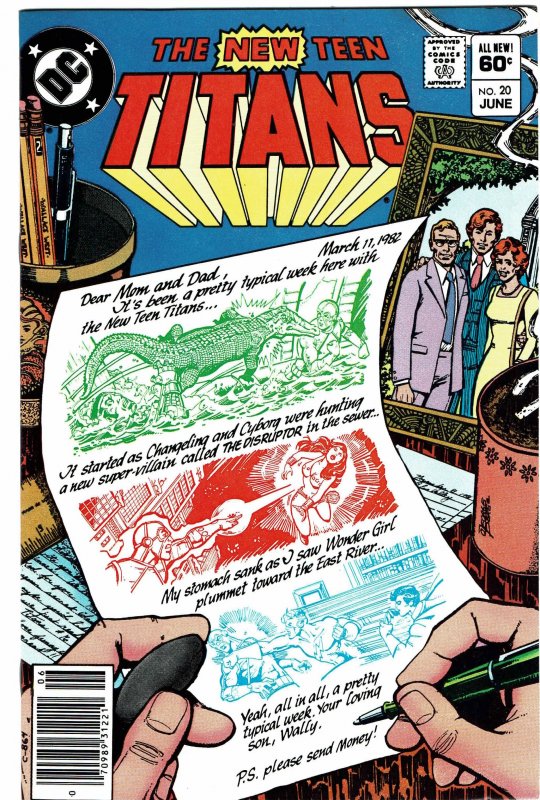 New Teen Titans #20  (1980) Newsstand NM