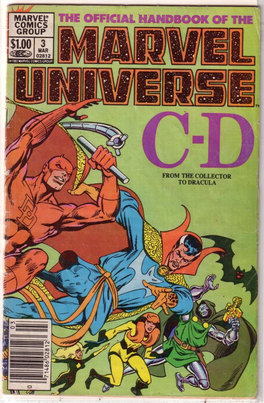 Official Handbook of the Marvel Universe   vol. 2   #6,8,10,11,13,19,20 +Update