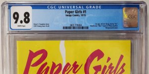 Paper Girls #1 CGC 9.8 Image Comics 2015 