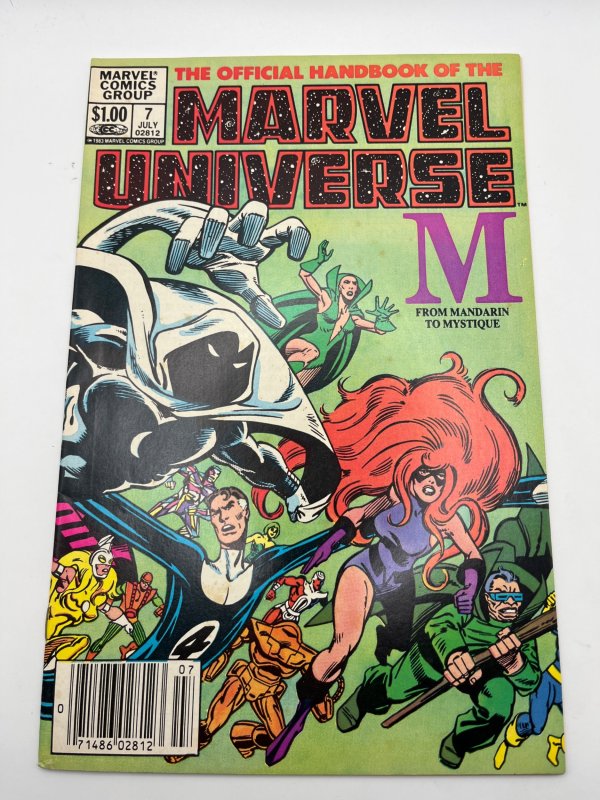 The Official Handbook of the Marvel Universe #7 (1983)