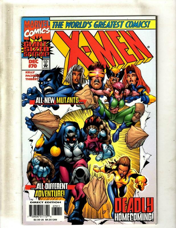 Lot of 12 X-Men Marvel Comic Books #70 71 72 73 75 76 77 78 79 80 81 82 EK5