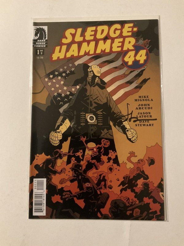 Sledgehammer 44 Near Mint Nm Signed Latour Dark Horse Comics