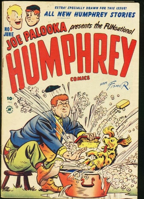 HUMPHREY #5 1949-JOE PALOOKA-BOB POWELL ART-HARVEY FN/VF