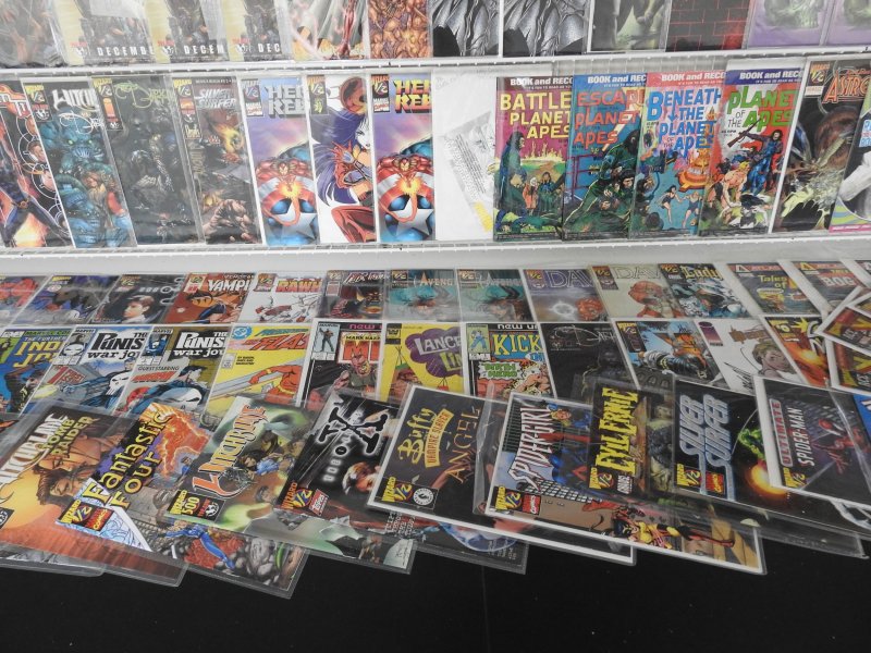 Huge Lot 170+ Comics W/ Wizard 1/2's, Book and Record Sets, +More! Avg V...